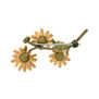 Yellow daisy brooch by Michael Michaud